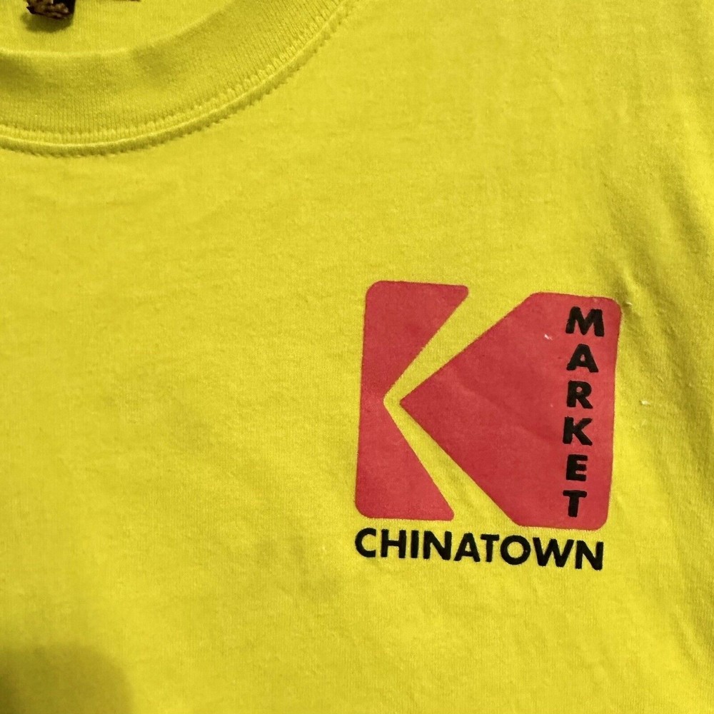 Chinatown Market NASCAR Long Sleeve Yellow Racing T-Shirt  Mens Size Large - Picture 10 of 12